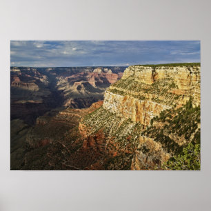 Grand Canyon from the south rim at sunset, 2 Poster
