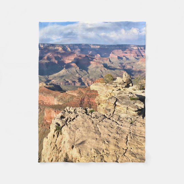 Grand Canyon From The Top Fleece Blanket (Front)