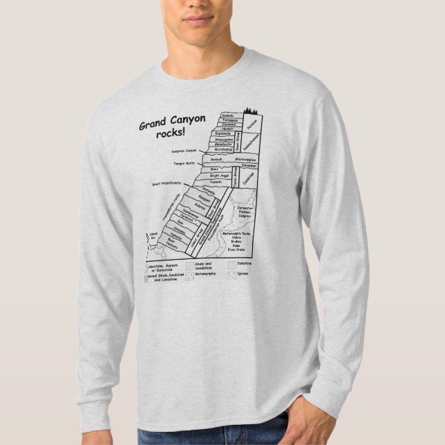 Grand Canyon Geology 2. T-Shirt (Front)