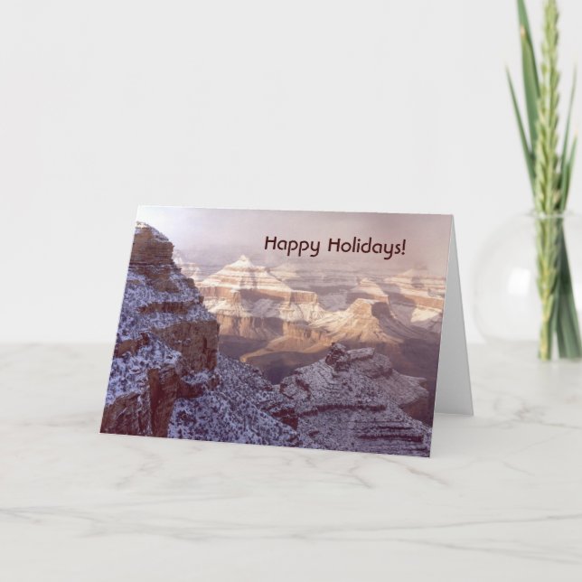 Grand Canyon / Happy Holidays! Holiday Card (Front)