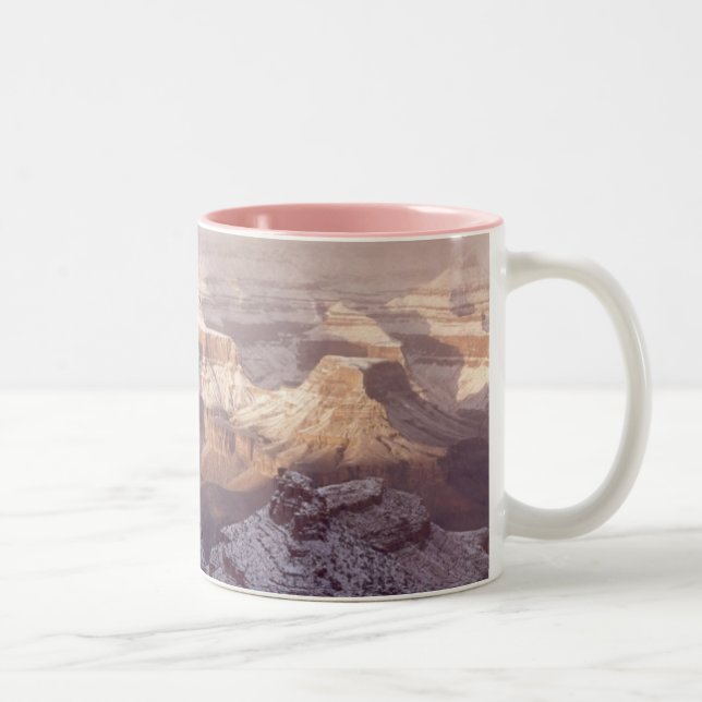 Grand Canyon in Winter Two-Tone Coffee Mug (Right)