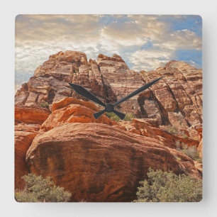 Grand Canyon Las Vegas Nevada Square Wall Clock