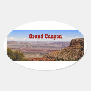 Grand Canyon Moran Pt. Oval Sticker