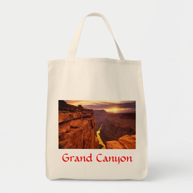 Grand Canyon National Park Arizona Grocery Tote (Front)