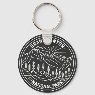 Grand Canyon National Park Arizona Monoline  Key Ring