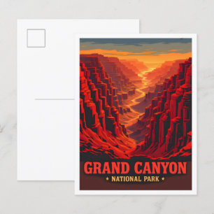Grand Canyon National Park Arizona Travel Postcard