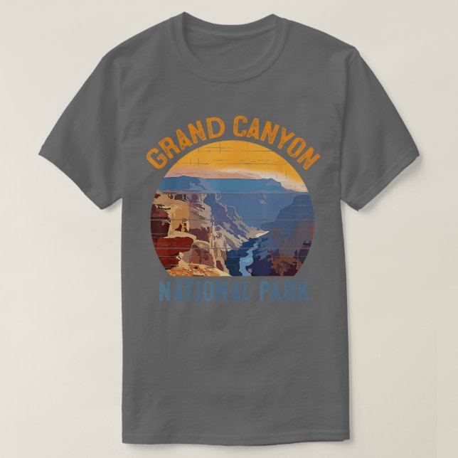 Grand Canyon National Park Arizona Vacation Trip H T-Shirt (Design Front)