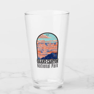 Grand Canyon National Park Arizona Vintage Glass