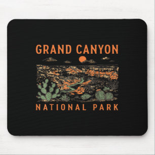 Grand canyon national park arizona vintage nature mouse pad