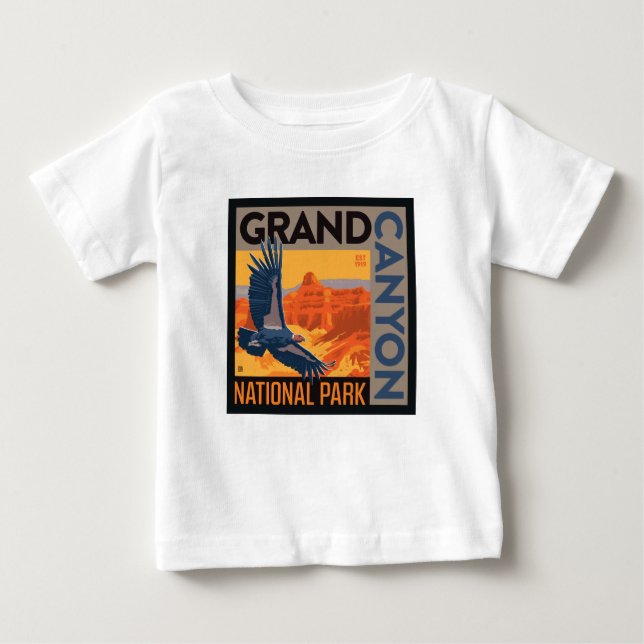 Grand Canyon National Park | Condors Baby T-Shirt (Front)