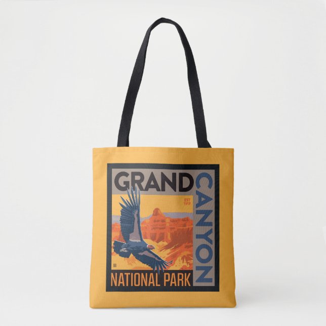 Grand Canyon National Park | Condors Tote Bag (Front)