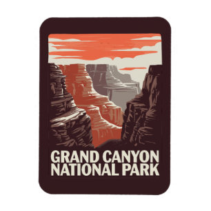 Grand Canyon National Park Landscape  Magnet
