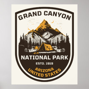 Grand Canyon National Park Outdoors and Nature Poster