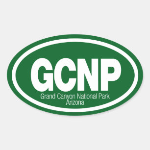 Grand Canyon National Park Oval Sticker