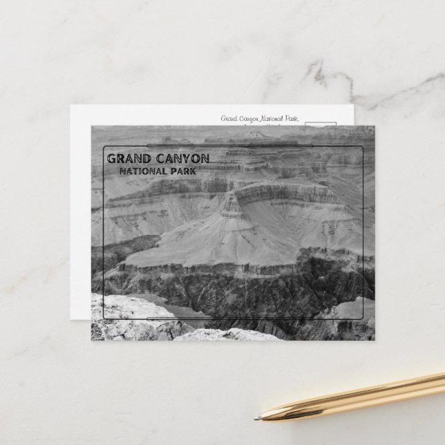Grand Canyon National Park Postcard (Front/Back In Situ)