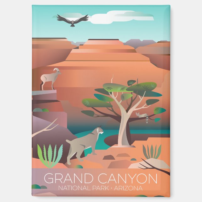 Grand Canyon National Park Refrigerator Magnet (Front)