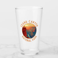 Grand Canyon National Park Retro Distressed Circle