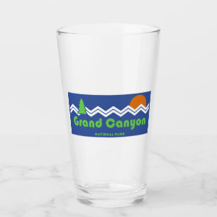 Grand Canyon National Park Retro Glass