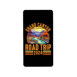 Grand Canyon National Park Road Trip 2024 Label