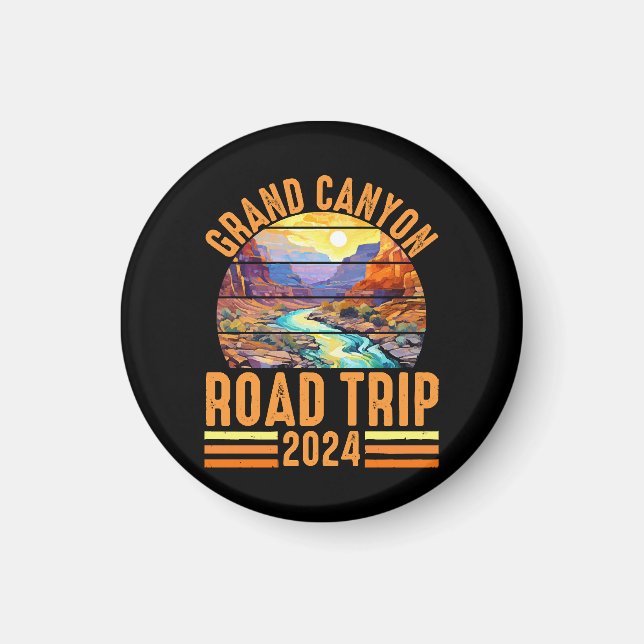 Grand Canyon National Park Road Trip 2024 Magnet (Front)
