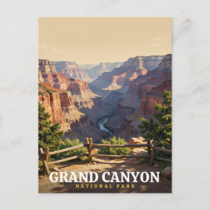 Grand Canyon National Park Scenic Postcard