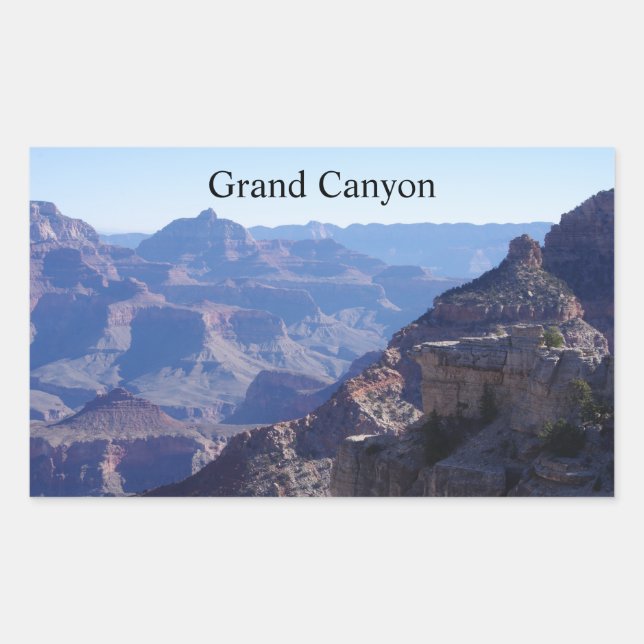 Grand Canyon National Park, South Rim Rectangular Sticker (Front)