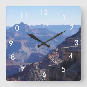 Grand Canyon National Park, South Rim Square Wall Clock