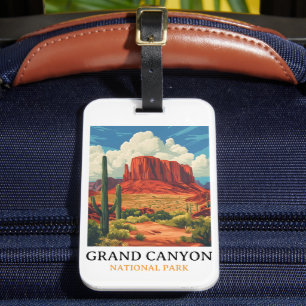 Grand Canyon National Park Vintage Travel Luggage Tag