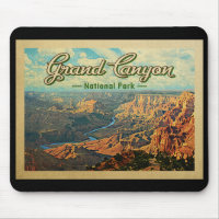 Grand Canyon National Park Vintage Travel