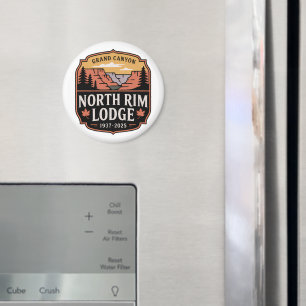 Grand Canyon North Rim Lodge Tribute 1937–2025 Magnet
