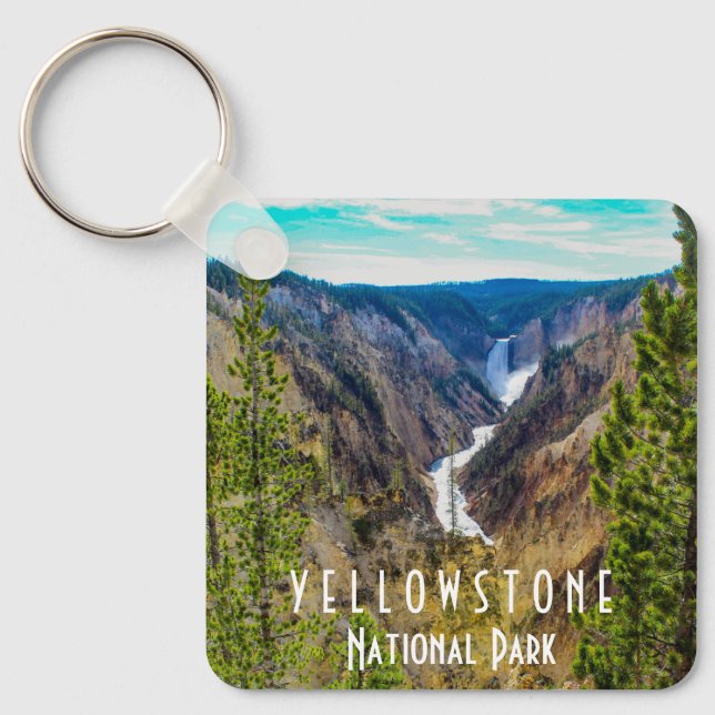 Grand Canyon of Yellowstone Key Ring (Front)