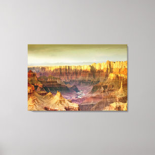 grand canyon panorama 3 panel canvas print