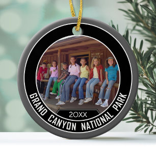 Grand Canyon PHOTO FRAME Souvenir Ceramic Tree Decoration