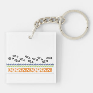 Grand Canyon R2R ADVENTURE Hiking Boots Footsteps Key Ring
