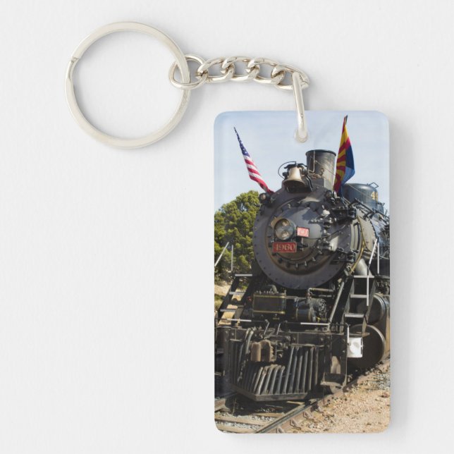 Grand Canyon Railway steam engine 4960 Key Ring (Front)