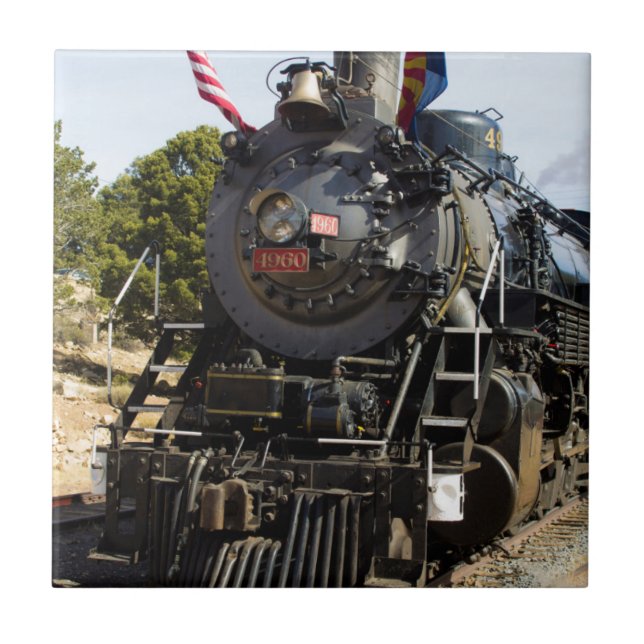 Grand Canyon Railway steam engine 4960 Tile (Front)