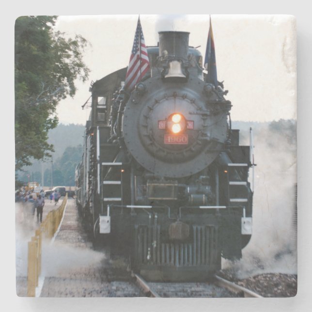 Grand Canyon Railway Stone Coaster (Front)