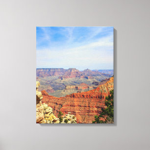 Grand Canyon Red Rock Layers Canvas Print
