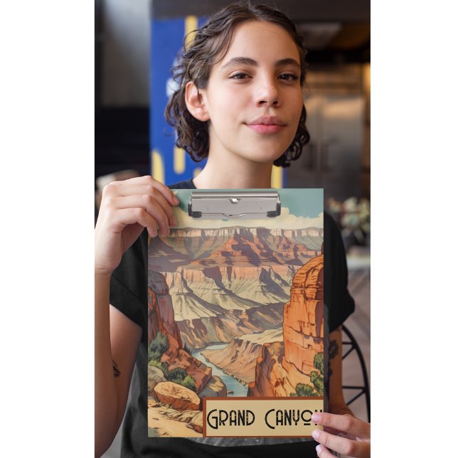 Grand Canyon Retro Travel Design Clipboard (Creator Uploaded)