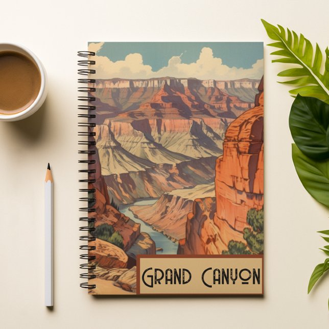 Grand Canyon Retro Travel Design Planner (Creator Uploaded)