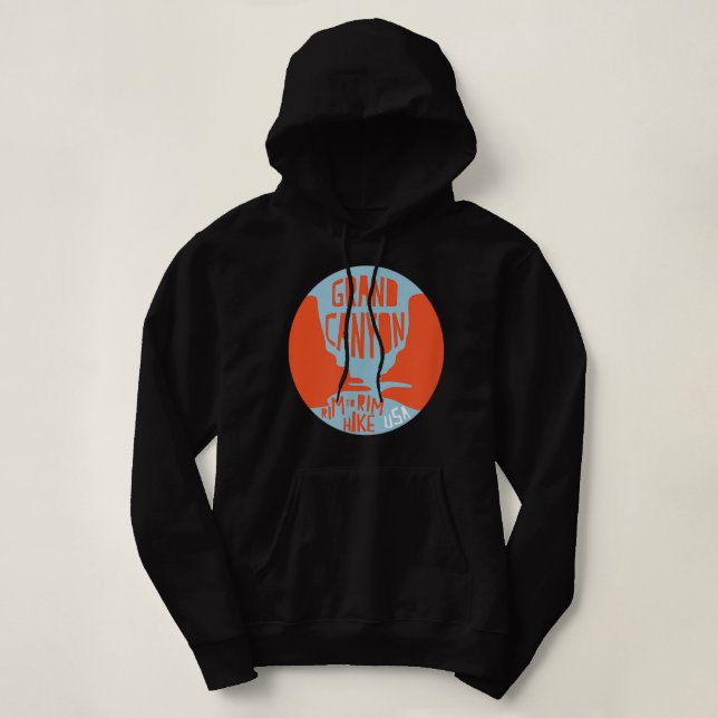 Grand Canyon - Rim to Rim hike - USA Hoodie (Design Front)
