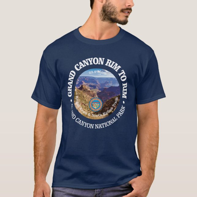 Grand Canyon Rim to Rim (rd) T-Shirt (Front)