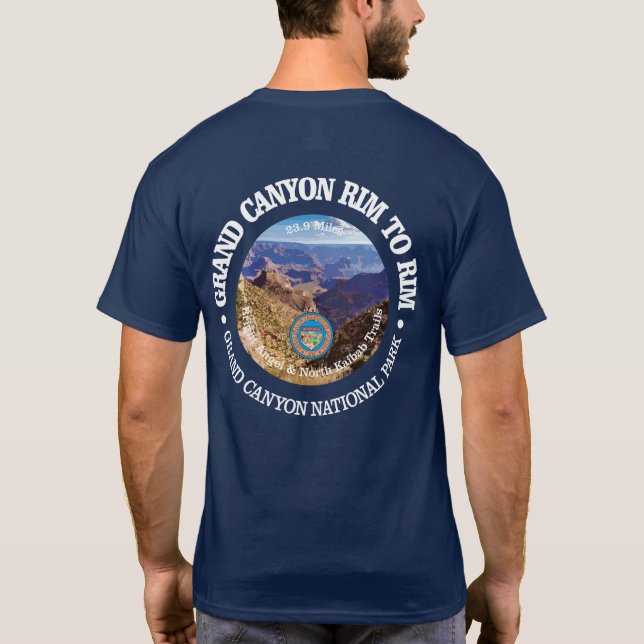Grand Canyon Rim to Rim (rd) T-Shirt (Back)