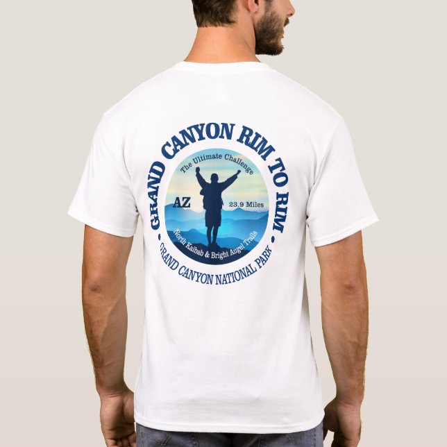 Grand Canyon Rim to Rim (V) T-Shirt (Back)