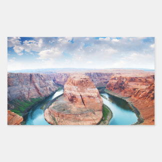Grand Canyon River Bend Rectangular Sticker