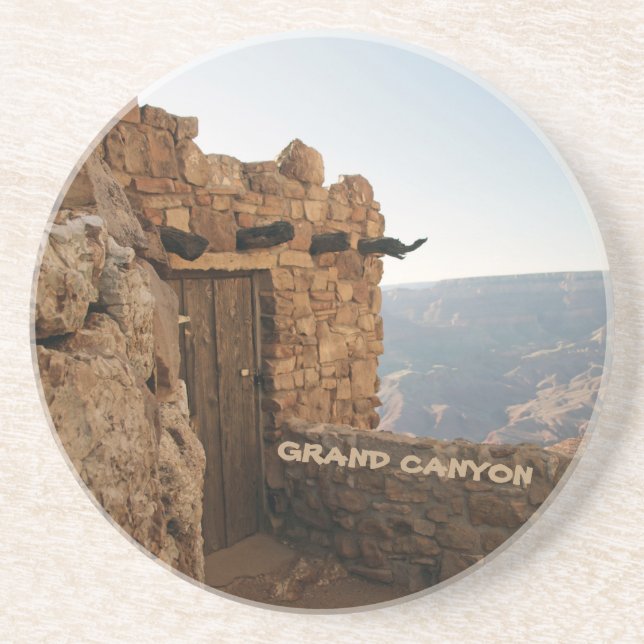 Grand Canyon Room W View Sand Stone Coaster (Front)