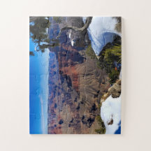 Grand Canyon South Rim with Snow Puzzle