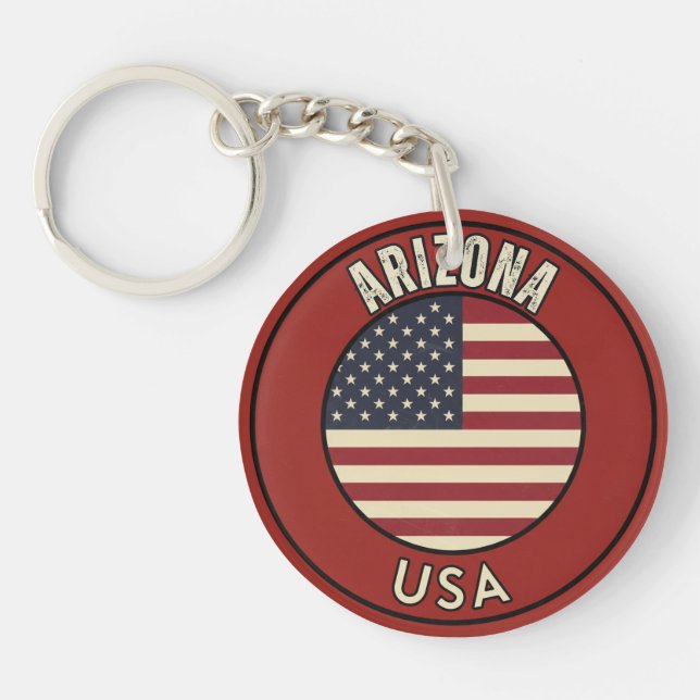 Grand Canyon State - Arizona Adventure Key Ring (Front)