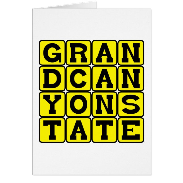 Grand Canyon State, Arizona Nickname (Front)