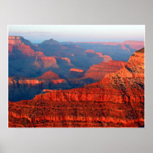grand canyon sunset poster